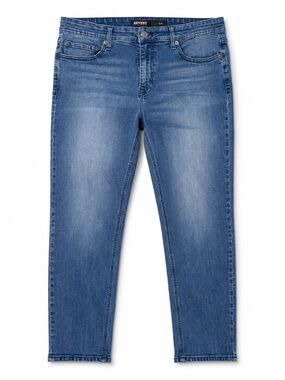 SEVEN7 Slim Jeans W36 L30 Medium Wash Indigo Blue Denim